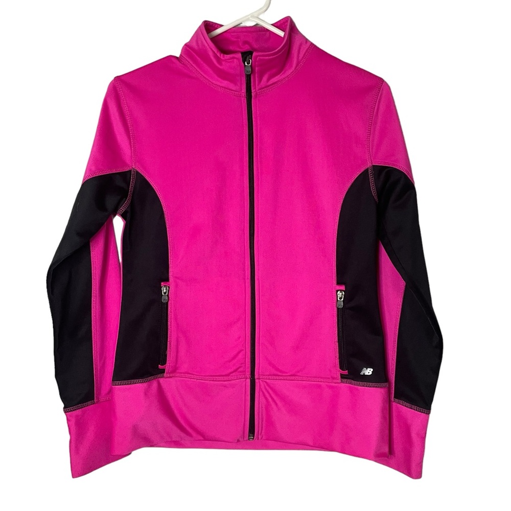 New Balance Apex Youth Pink & Black Girl's Jacket